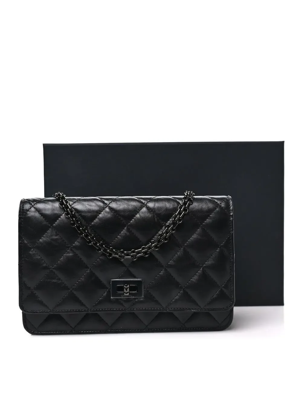 Chanel Aged Calfskin Quilted Reissue #334354C34B